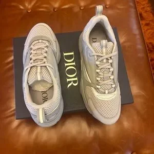 Grey Dior B22 Dior Designer Shoes Men's 100% Authentic Dior B22